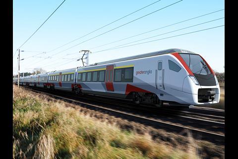 A mock-up of the Stadler Flirt multiple-units which are to enter service with Greater Anglia from 2019 has been set up at the operator’s Norwich Crown Point depot.